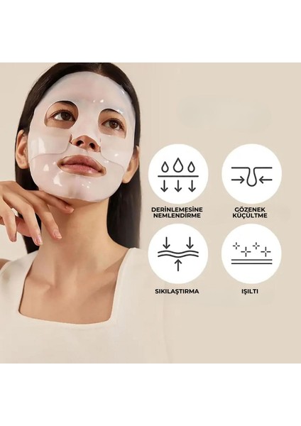 Bio-Kolajen Real Deep Mask - Nemlendirici, Gözenek Sıkılaştırıcı ve Cilt Canlandırıcı