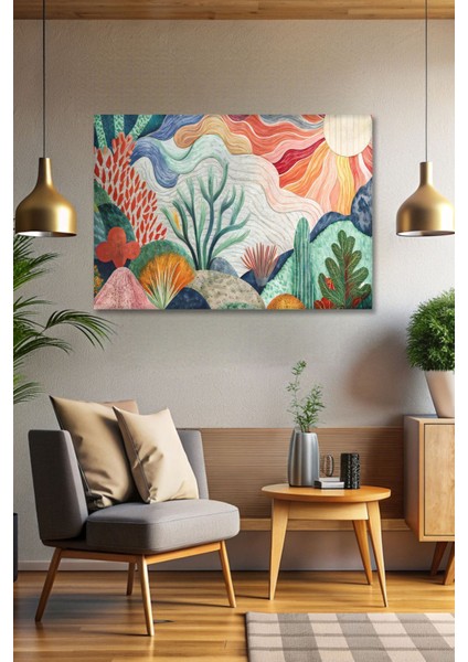 Modern Soyut Sanat Renkli Kanvas Tablo - Duvar Tablosu - Canvas Tablo - Duvar Dekoru modelleri