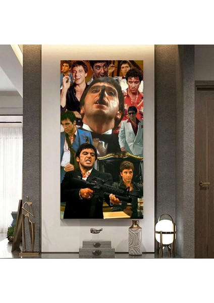 Tony Montana Hd Kanvas Tablo 003-E