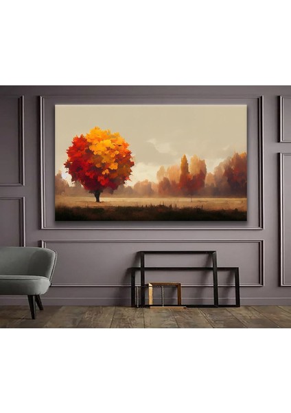 Dekoratif Baharı Bekleyiş Kanvas Tablo