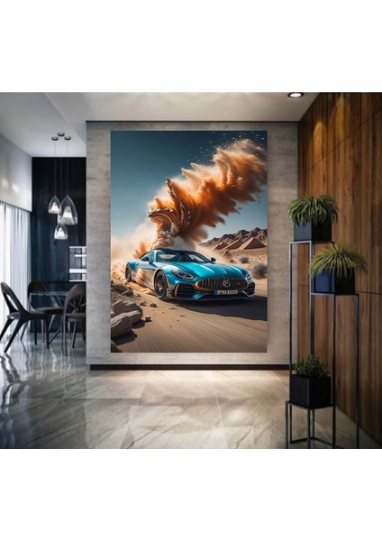 Mercedes Özel Tasarım Otomobil Galeri,Ev,Ofis Hd Kanvas Tablo/007-E