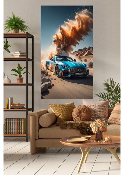 Mercedes Özel Tasarım Otomobil Galeri,Ev,Ofis Hd Kanvas Tablo/007-E fiyatları