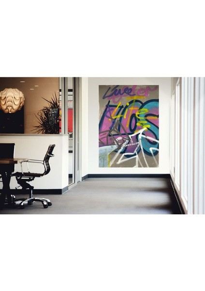 Soyut Modern Sanat Grafiti Love Duvar Kanvas Tablo Tablosu Tablolar