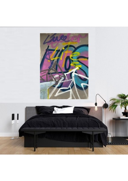 Soyut Modern Sanat Grafiti Love Duvar Kanvas Tablo Tablosu Tablolar fiyatları