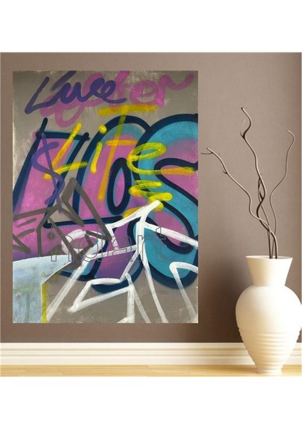 Soyut Modern Sanat Grafiti Love Duvar Kanvas Tablo Tablosu Tablolar fırsatları