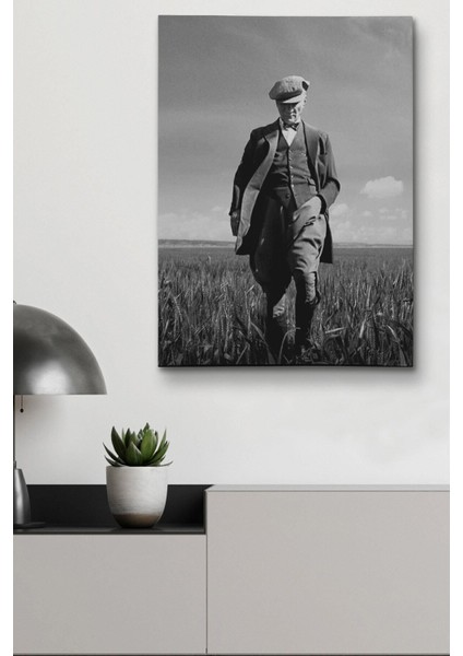 Atatürk Kanvas Tablo Dekoratif Atatürk Portre Tablo 250 fırsatları