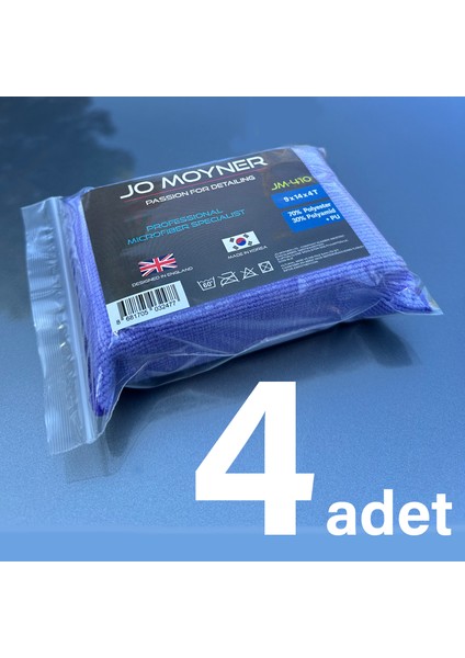 Mikrofiber Cila Ve Kimyasal Uygulama Süngeri 4 Adet