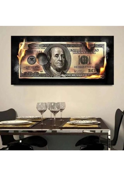 Dekoratif Dolar Kanvas Tablo