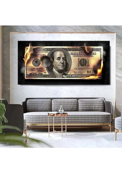 Dekoratif Dolar Kanvas Tablo
