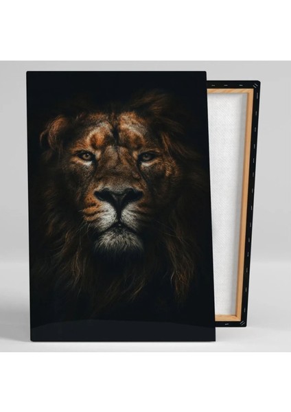Ormanlar Kralı Asil Aslan Dekor Kanvas Tablo Ar030231