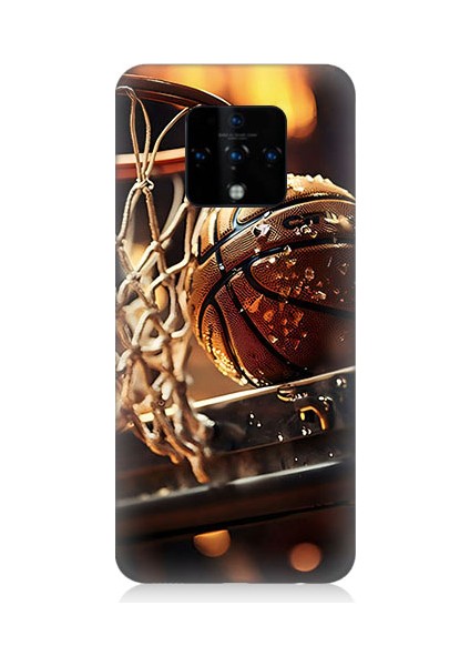 Tecno Camon 16 Uyumlu Uzay Iskeleti Desenli Silikon Kılıf