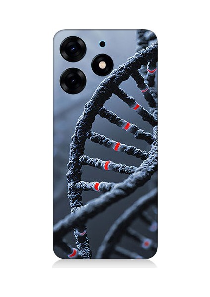 Tecno Spark 10 Pro Uyumlu Dna Sarmalı Desenli Silikon Kılıf