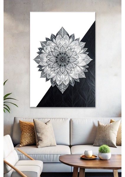Mandala Bohem Kanvas Tablo - Duvar Tablosu - Modern Canvas Tablo - Duvar Dekorasyonu