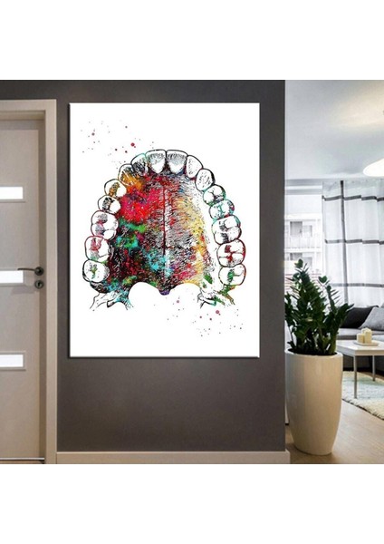 Ağız Ve Diş Sağlığı Polikliniği Tabloları Dekoratif Diş, Dsc-20
