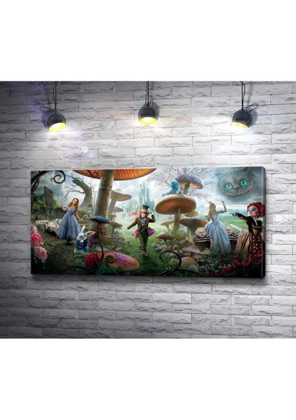 Alice Harikalar Diyarında Kanvas Tablo