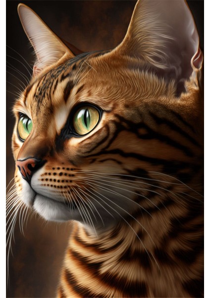 Bengal Kedı Kanvas Tablo fiyatları