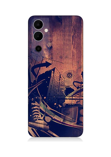 Tecno Pova 3 Uyumlu Karanlık Tiyatro Desenli Silikon Kılıf