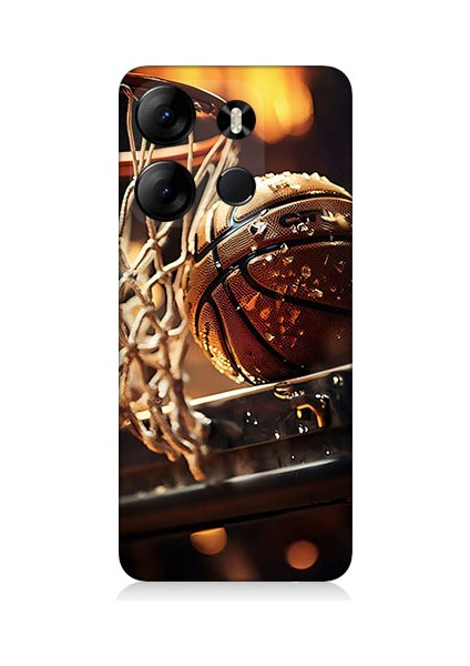 Tecno Spark Go 2023 Uyumlu Uzay Iskeleti Desenli Silikon Kılıf