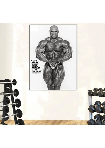 Vücut Geliştirme Şampiyonu Ronnie Coleman Motivasyon Kanvas
