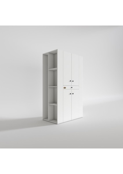 Kenzlife çamaşır-kurutma makinesi dolabı birunimdf byz 187*110*60 çekmeceli raflı % 100 FULL MDF modelleri