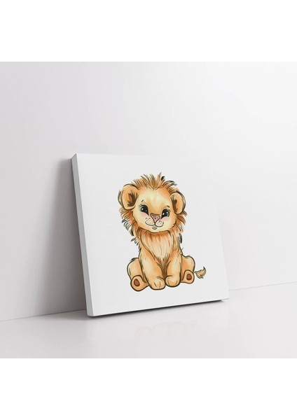 Aslan Yavrusu Kanvas Tablo fiyatları