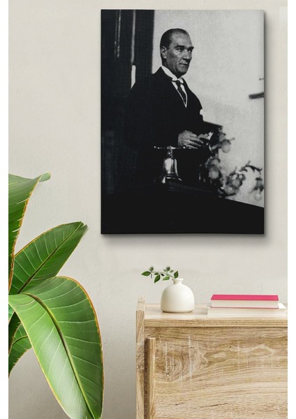 Atatürk Kanvas Tablo Dekoratif Atatürk Portre Tablo 241