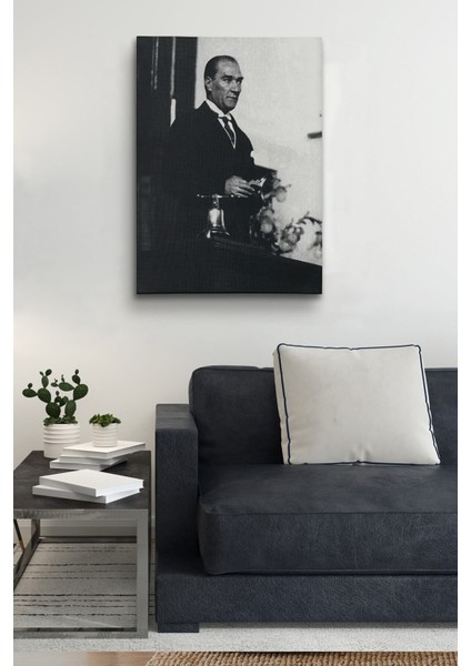 Atatürk Kanvas Tablo Dekoratif Atatürk Portre Tablo 241