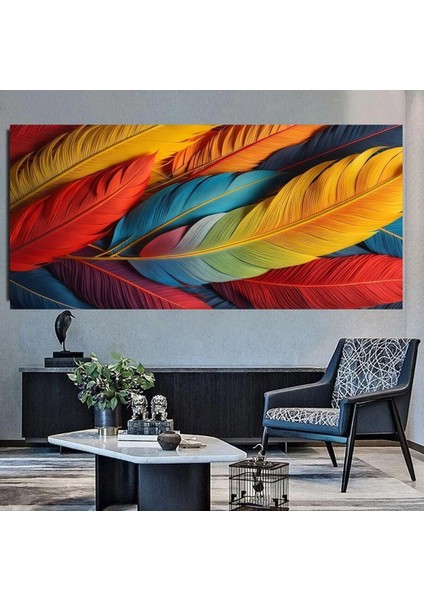 Renkli Tonlarda Dev Boyut Vip Kanvas Tablo indirimleri
