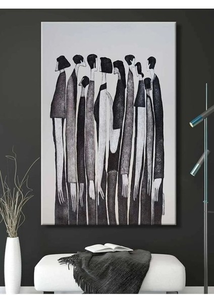 Insanlar Kanvas Tablo Salon Oturma Yatak Odası Ofis Antre Cafe Mutfak Için Duvar Dekoru