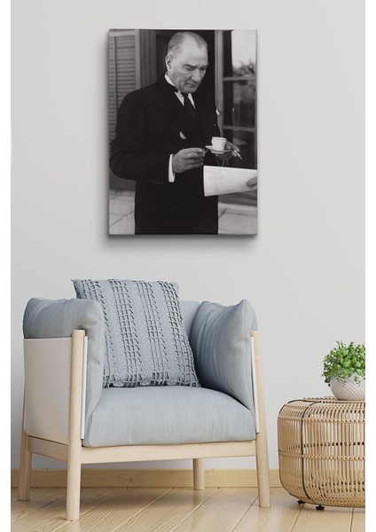 Atatürk Kanvas Tablo Dekoratif Atatürk Portre Tablo 188
