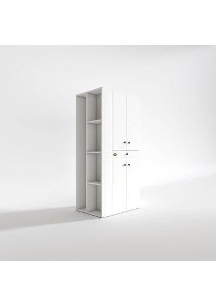 Kenzlife çamaşır-kurutma makinesi dolabı ahi evran sol byz 187*090*60 çekmeceli banyo modelleri