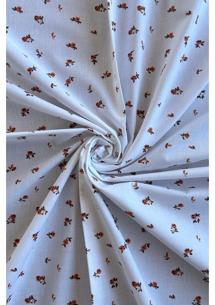 Çıtır Çiçek Desenli Pamuk Poplin Kumaş / Dry 166 fiyatları