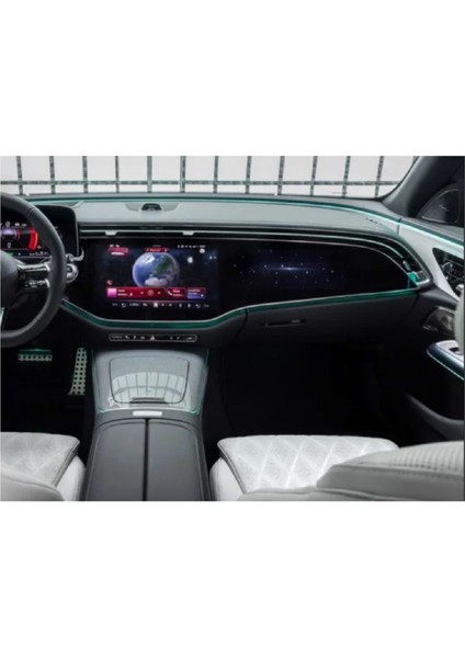 Mercedes E220 Uyumlu Multimedya ve Yolcu Ekranı 9h Nano Ekran Koruyucu