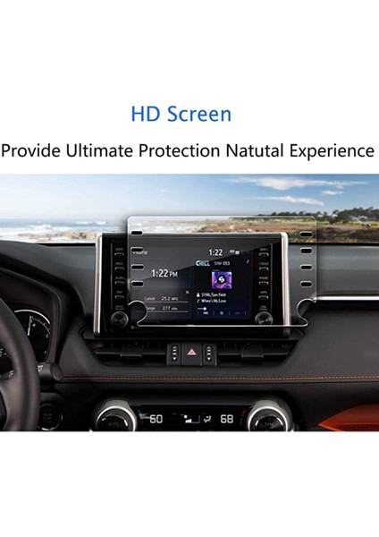 Toyota Corolla 2020 2021 Model 8" Navigasyon Nano Ekran Koruyucu 9h Film modelleri