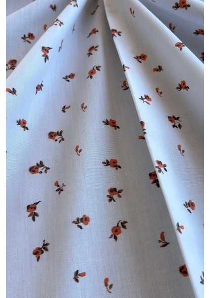 Çıtır Çiçek Desenli Pamuk Poplin Kumaş / Dry 166 fırsatları