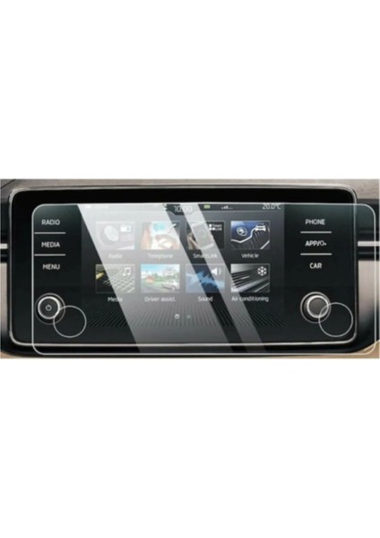 Skoda Kamiq Navigasyon Multimedia Teyp Nano Ekran Koruyucu 9h Film