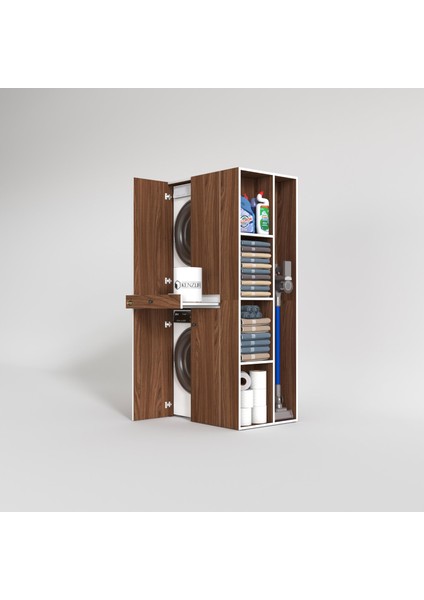 Kenzlife çamaşır-kurutma makinesi dolabı ahi evran sağ cvz 187*090*60 çekmeceli banyo fiyatları