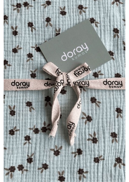 Çıtır Çiçek Desenli Çift Kat Pamuk Müslin Kumaş / Dry - 103 fiyatları