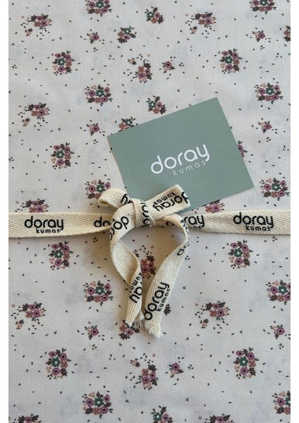 Çıtır Çiçek Desenli Pamuk Poplin Kumaş / Dry 136