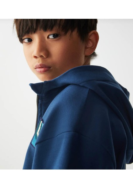 45326 Erkek Çocuk Indigo Trıangle Hırka