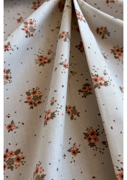 Çıtır Çiçek Desenli Pamuk Poplin Kumaş / Dry 136 fırsatları