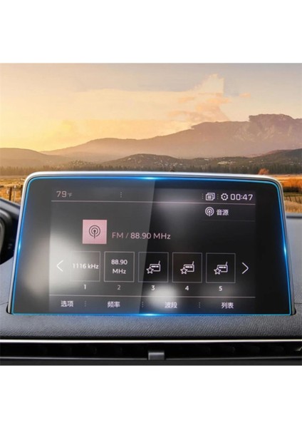 Peugeot 5008 2016-2020 Navigasyon Temperli Ekran Koruyucu