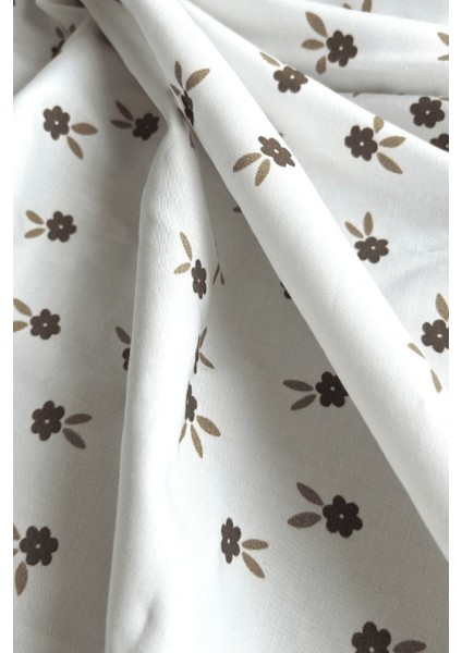 Çıtır Çiçek Desenli Pamuk Poplin Kumaş / Dry - 103 fiyatları