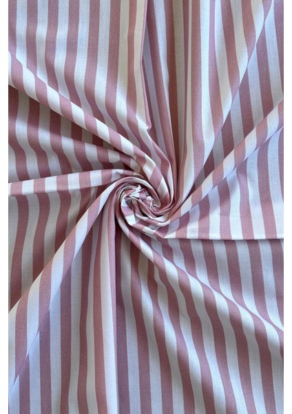 Çizgi Desenli Pamuk Poplin Kumaş / Dry 157