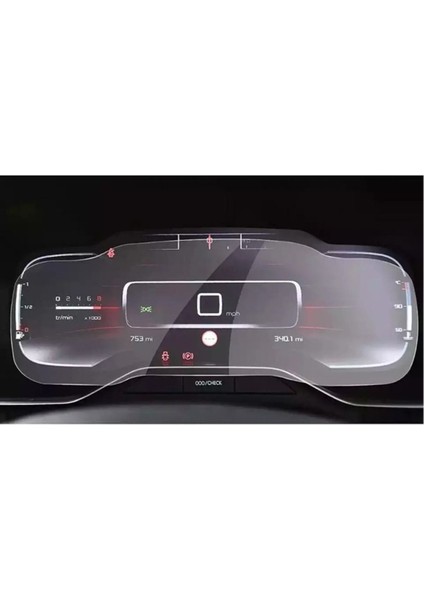 Citroen C5 Aircross Hayalet Dijital Gösterge Uyumlu Nano Ekran Koruyucu 2018-2022