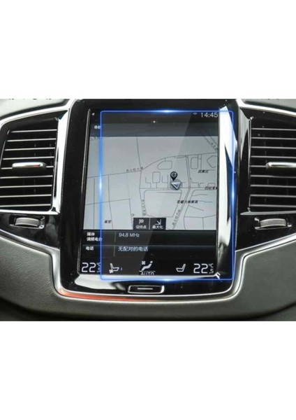 Volvo XC40 Ekran Koruyucu 8.7" Multimedya Navigasyon Temperli Nano Ekran Koruyucu Film 2018-2021 fiyatları