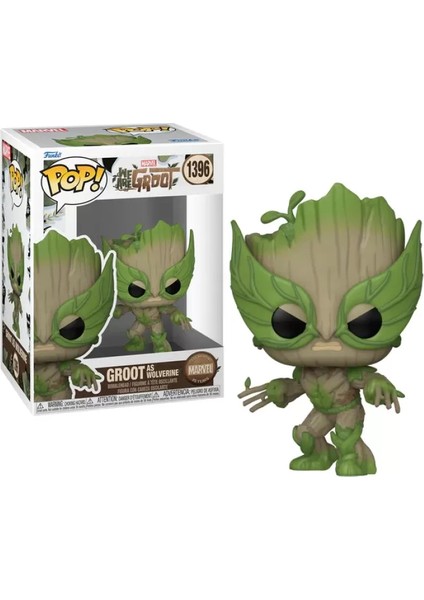 Pop! : 85TH Anniversary - We Are Groot, Groot As Wolverine Figür