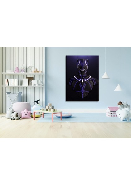 Black Kara Panter Çocuk Odası Tabloları