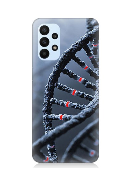 Samsung Galaxy A23 Uyumlu Dna Sarmalı Desenli Silikon Kılıf