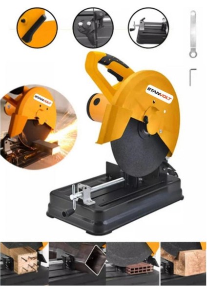 Yüksek Tork Çift Metal Şanzıman Bakır Sargılı Profil Metal Kesme Makinesi Kafa Koparma